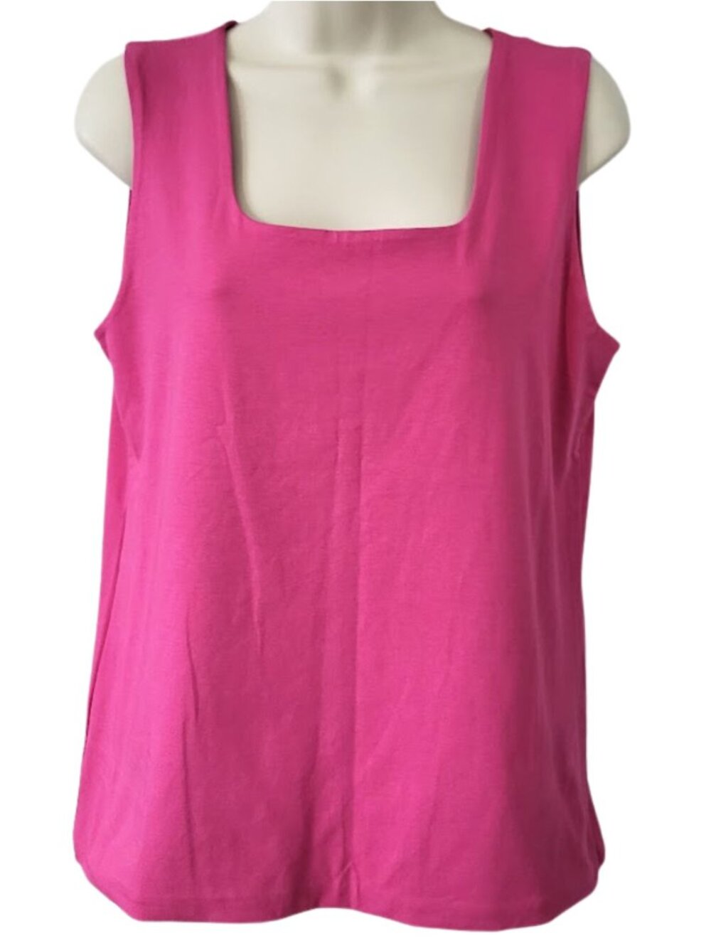 CHICO'S NWT Pink Crushed Berries Square Neck Tank Top - Women's 1 (US M)
